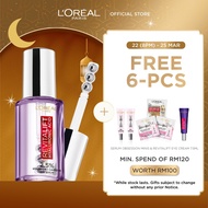 L’Oréal Paris Revitalift 2.5% Hyaluronic Acid & Caffeine Eye Serum |4% Niacinamide, Hydrate, Depuff,