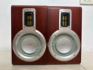 飛利浦 PHILIPS MCD708 喇叭一對 高音喇叭為絲帶喇叭 音響 音箱 品項跟音質都優