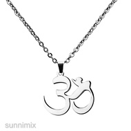 [SunnimixMY] Sanskrit Ohm Buddhism Buddhist Amulet Chain Necklace