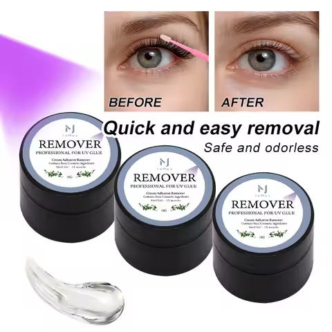 15g Eyelash Glue Lash Extensions UV Glue Remover Cream Professional Makeup Tools Lash Glue Remover C
