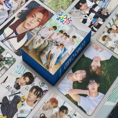 55pcs/set Kpop TWS Boy's Album SUMMER BEAT! LOMO Card HANJIN JIHOOH SHINYU Girl's Collection Gift K-