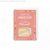 Singapore Souvenir Greeting Card  (Happy Birthday) Ice Cream Sandwich Cool Sweet Wafer