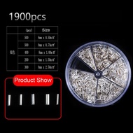 1900Pcs Wire Ferrule Cable Crimp Terminal Bumper Connector Copper Crimp Connector Cable End Clamp