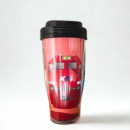 Railindo - CC 201 RnB Red and Blue 460 Train Drinking Bottle Tumbler ML - Plastic Bottle