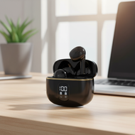 X87TWS  X87 Fon Telinga Paparan Digital Baharu Fon Bluetooth Dalam Telinga Tanpa Wayar Kalis Air Bun