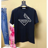 Prada/Prada 2026 Early Spring New Style Short-Sleeved T-Shirt Men Style Women Couple Style Basic Lig