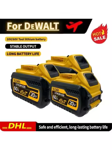 🔋 for DEWALT 20v/60V battery DCB606 DCB182 DCB205 DCB206 DCB209 power tool 60V battery 9AH 12AH 18AH
