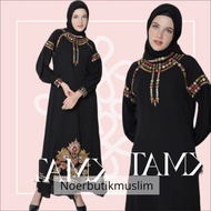 Hikmat Fashion Original A5412 Abaya Hikmat noerbutikmuslim Gamis turki