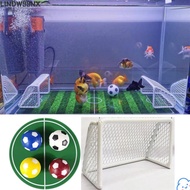LINDW99NX Football Field Mini Sinking Ball Aquarium Football Goal Table Football