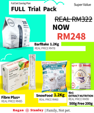 (Trial Pack)ROGAN STANLEY 4in1 Extract Nutrition Pet Food Health Cat Dog Dry Wet Digestion Skin Fur 