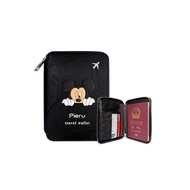 passport bag travel sling ziplock bag Pemegang pasport, beg kad zip comel, penutup pelindung pasport