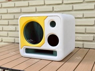 ตู้โค้ง พอร์ตหน้า (ทรงลูกเต๋า) 6.5"HK (2โอม 80w) เท่านั้น [ตู้เปล่า งานดิบ/ หุ้มหนัง]