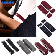[Amonghot] Adjustable Elastic Non Slip Shirt Belt Cufflinks Sleeves Holder Arm Garter Band