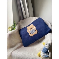 [2hand] Cute bear laptop shockproof bag