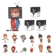 Hirono Mime Series Figures, 3PCs Hirono Blind Box Figures, Random Design Action Figures Collectible 