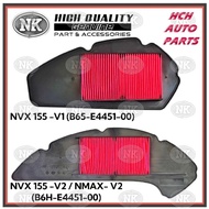 AIR FILTER ELEMENT - YAMAHA - NVX 155 -V1 (B65-E4451-00)/ NVX 155 -V2 & NMAX -V2 (B6H-E4451-00) (NK)