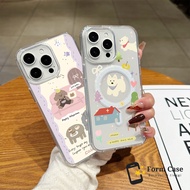 Case for ipMagnet case Ilustrasi anjing lucu. 11 12 13 15 16 14 Plus Pro Max Shockproof case 12 X 17