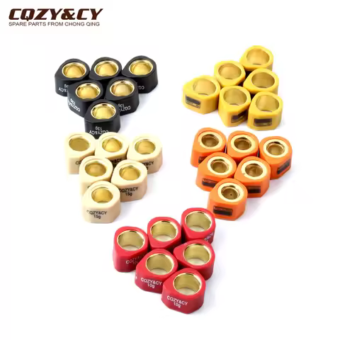 6PC Racing Variator Roller Weights 20x15mm 8g 10g 13g 15g 19g For SYM EV150 RV180 HD200 Joyride 125 