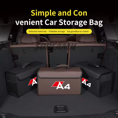 Car Trunk Organizing And Storage Box For Audi Q2 Q3 Q4 Q5 Q7 Q8 A1 A3 A4 A5 A6 A7 A8 TT S3 S4 S5 S6 