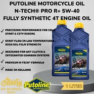 Putoline N-Tech Pro R+ 5W-40 Fully Synthetic Racing Oil , Ester Tech , Cold Start Performance , 1L