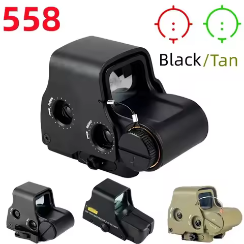 556 558 Holographic Red Dot Scope Tactical Adjustable Compact Red Green Dot Sight Hunting 553 551 Op