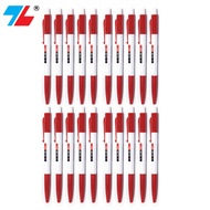 Combo 20 Bút bi Thiên Long TL-08 ngòi 0.8mm mực xanh/đỏ/đen thiết kế tối giản dễ sử dụng dạng bấm cò
