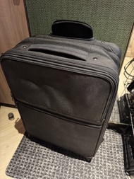 Muji foldable suitable 無印良品可摺疊黑色細行李箱
