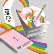 (REDMONZTER) : RBM-A6 Tear-Off Notebook : RBM&YWR Rainbow-B A6 Notepad (RBM-B-NP-A6-PK) W10.5xH14.8 
