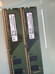 兩條 DDR4 8GB RAM 3200記憶體