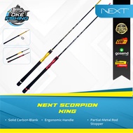 Joran Pancing NEXT Scorpion King Tournament Spinning Rod – Solid Carbon Blank Drag 12–15Kg Medium to