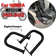 MTKRACING For HONDA CB200X CB 200X 21-22 Motorcycle Bumper Protection Engine Guard Crash Bar Body Fr