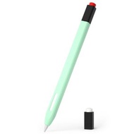 全城熱賣 - 適用於Apple Pencil 2 復古鉛筆款手寫筆保護套（碧青色）