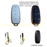 BYD DENZA D9 4-BUTTON KEYLES PREMIUM REMOTE KEY CASE COVER BYD KEY COVER BYD KEY CASE