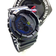 (Malaysia 2 years warranty) CASIO_ G_ Shock Ferrari Digital Sports LED Men Watch Jam Tangan Lelaki F