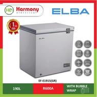 ELBA EF-E1915(GR) 190L Chest Freezer Penyejuk Beku 冷藏柜
