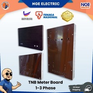 Overhead TNB| Wood Meter Board 1 Phase - 3 Phase 9x12 12x19 TNB KWH Meter Metal board