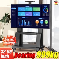 32-90 Inch TV Stand Floor Stand Movable TV Rack Stand with Wheels Mobile TV Rack Floor Base