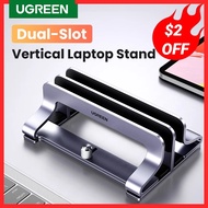 UGREEN Vertical Laptop Stand Holder Foldable Aluminum Notebook Stand Laptop Tablet Stand Support For Macbook Air Pro PC 17 Inch