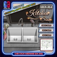 MOCHA Handmade Kitchen Sink Stainless Steel Kitchen Sink Double Bowl Kitchen Sink Double Bowl Kitche