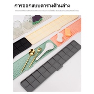 Silicone Drain Pad Non-Slip Faucet 60*10cm For Kitchen Durable Mat
