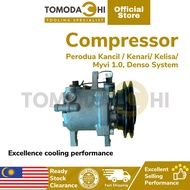 TOMODACHI Car Compressor Aircond Perodua Kancil Kenari Kelisa Myvi 1.0 ND Denso Heavy Duty Ready Stock Malaysia