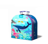 mideer - 兒童手提禮盒拼圖海洋104塊 (平行進口)