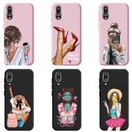 Case vivo v11 1804 1806 1814 Phone Cover Beautiful Girls Soft Silicone Matte Casing vivo V11 V 11 Pr
