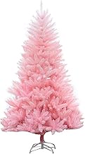 6ft Pink Artificial Christmas Tree,Premium Spruce Hinged Eco-friendly Unlit Decorated Trees,Foldable For Home Office Shops The New