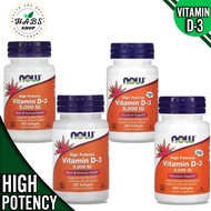 Vitamin D3 5000 IU or Vitamin D3 2000 IU Now Foods High Potency