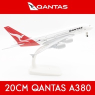 🇦🇺 SG LOCAL STOCK 🇦🇺 Qantas Australia Airlines 20cm Plane Model A380 Aircraft Diecast Metal Hobby To