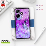INFINIX HOT 30 & 30i Glass Softcase - INFINIX HOT 30 & 30i Mobile Phone Case [T08]