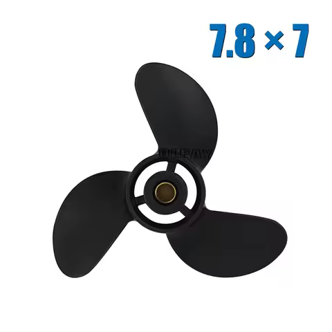 7.8 x 7 Aluminum Alloy Outboard Propeller For Tohatsu Mercury 4/5/6HP Boat Propeller 3R1B645141 / 48