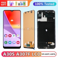 A30S tft Display Screen, for Samsung Galaxy A30s A307 A307F A307G Lcd Display Digital Touch Screen with Frame Replacement