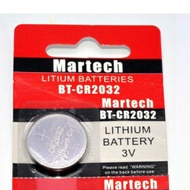Martech 3v CR2032 Lithium Battery
